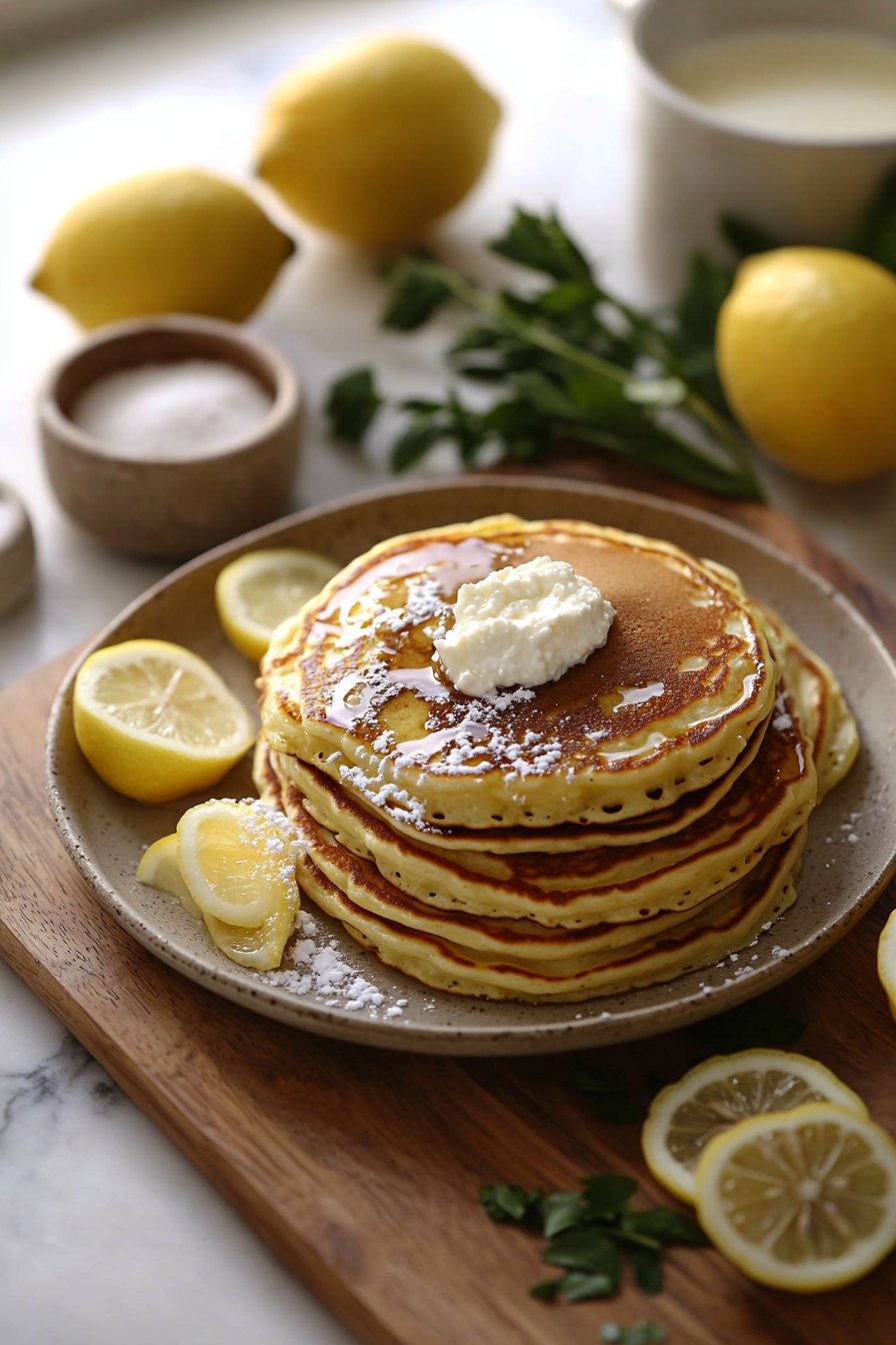 Lemon Ricotta Pancakes