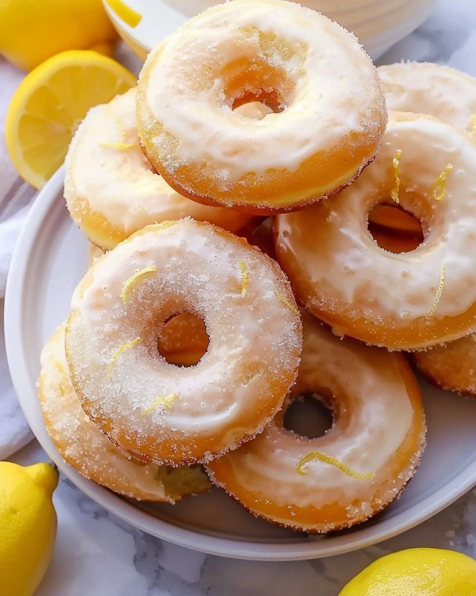Lemon Baked Donuts