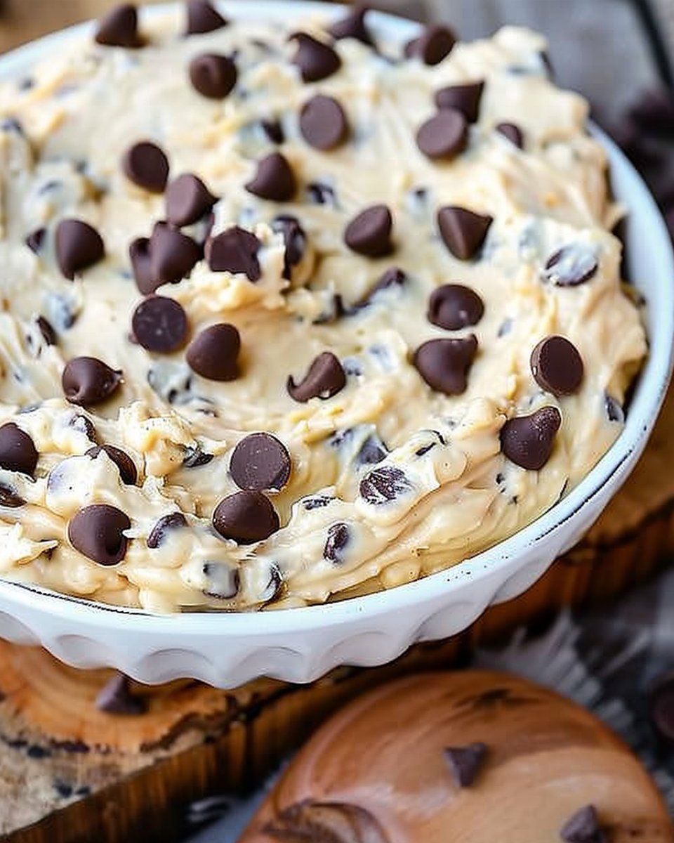 Chocolate Chip Cookie Dough Dip Recipe | Chocolate chip cookie dip recipe, Homemade chocolate chip dip, Mini chocolate chip dip