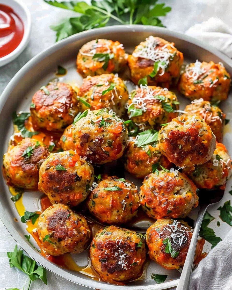 Mediterranean Chicken Meatballs