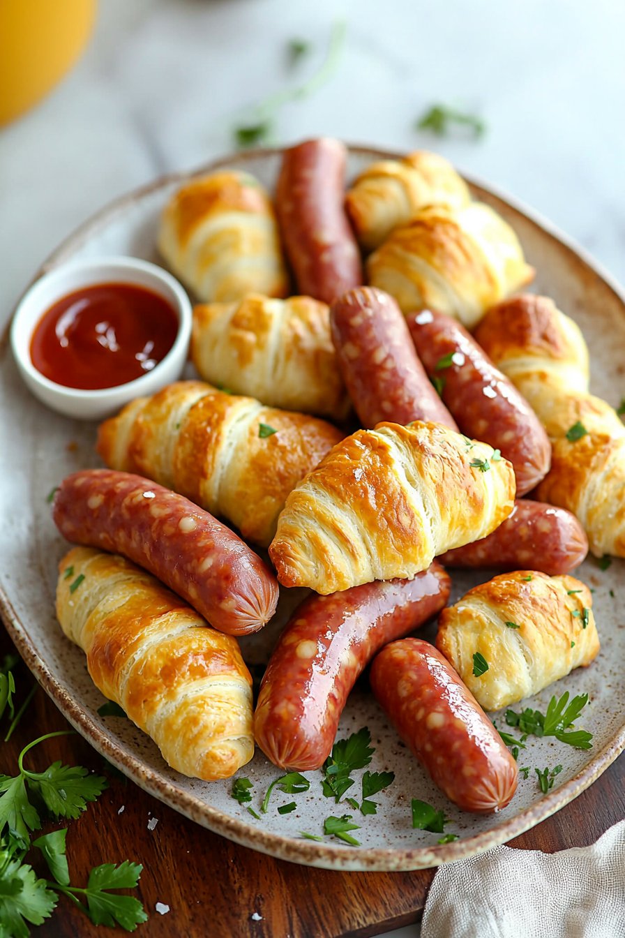 Breakfast Pigs in a Blanket