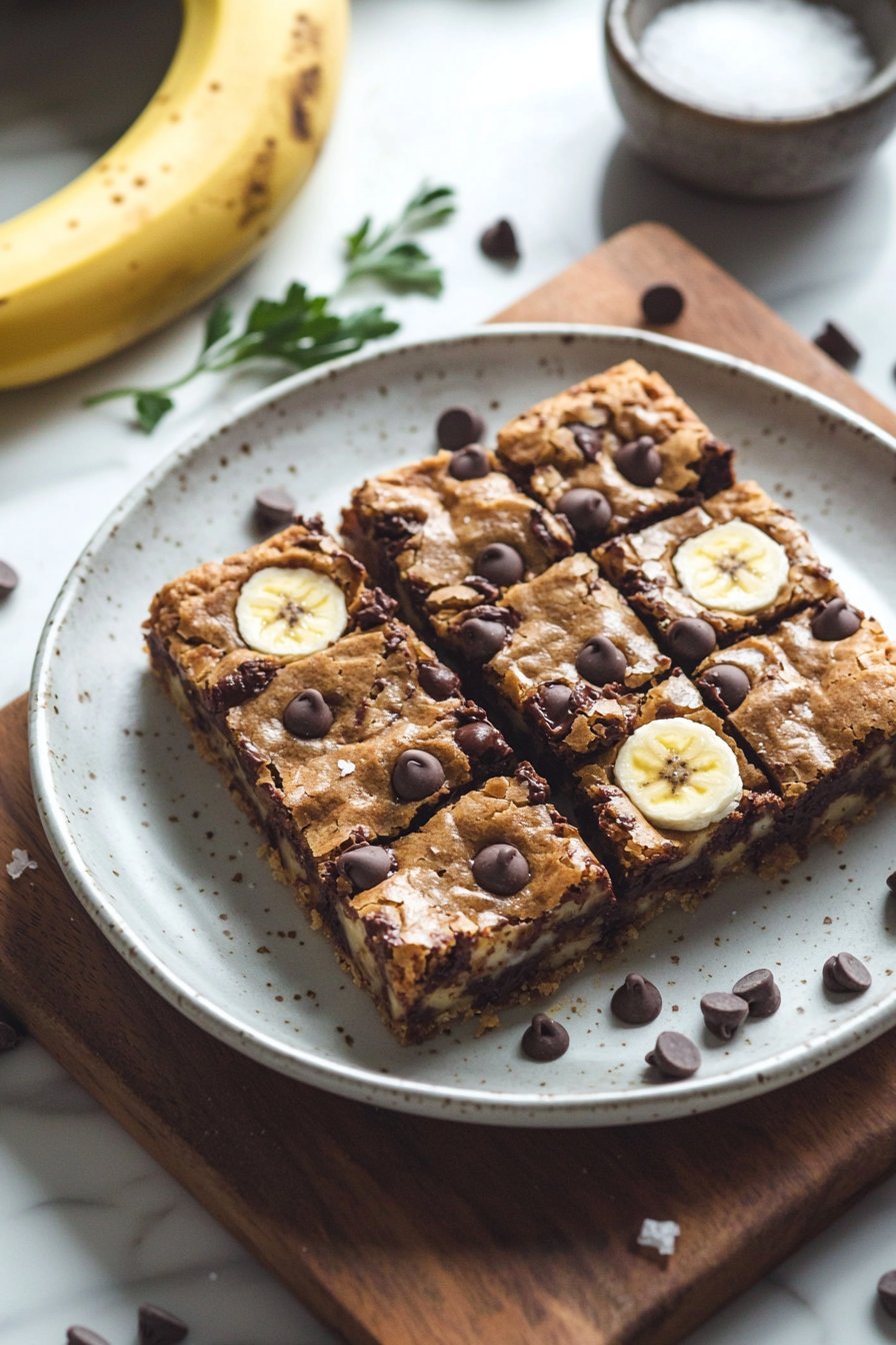 Chocolate Chip Banana Bars
