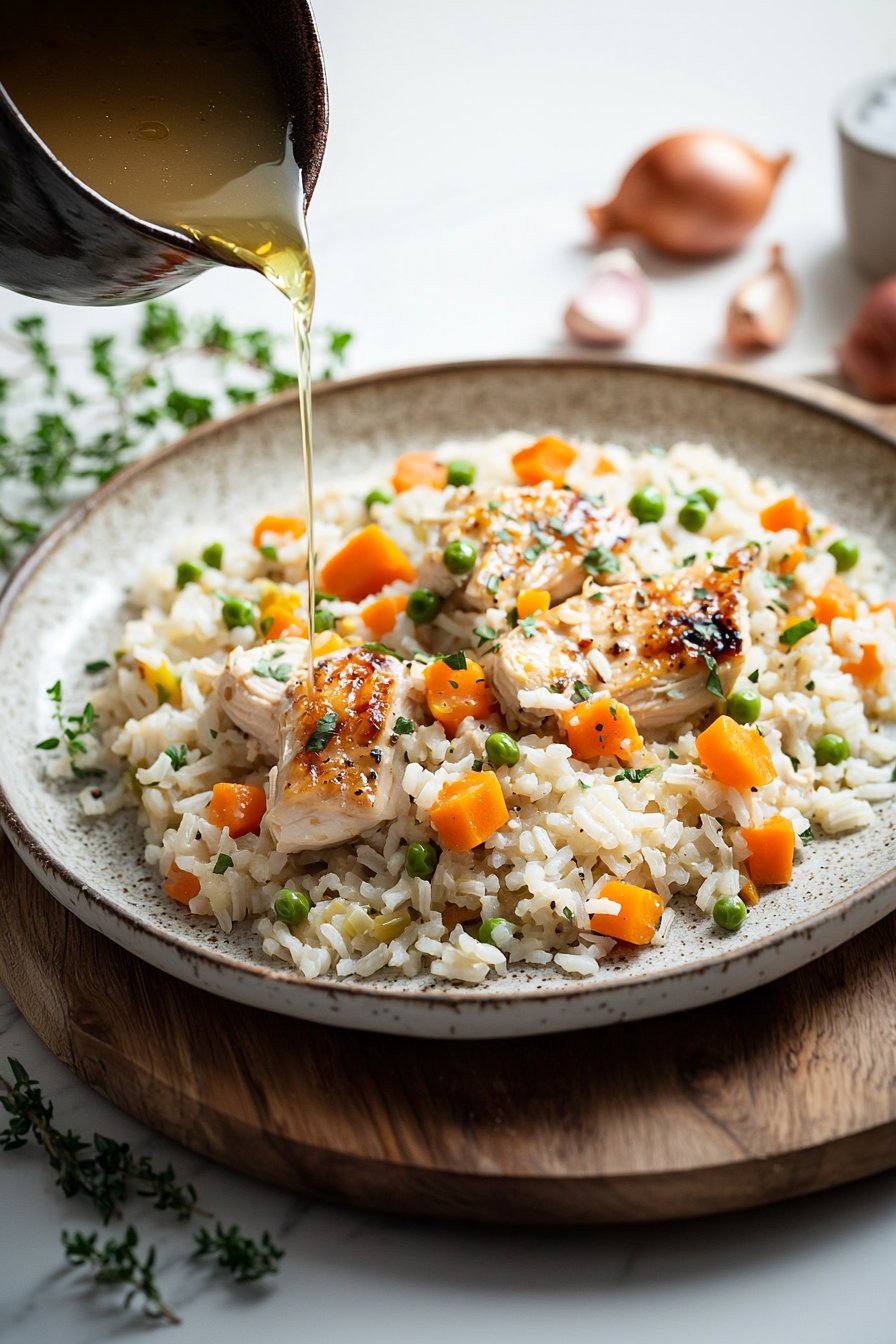 One-pot chicken and rice