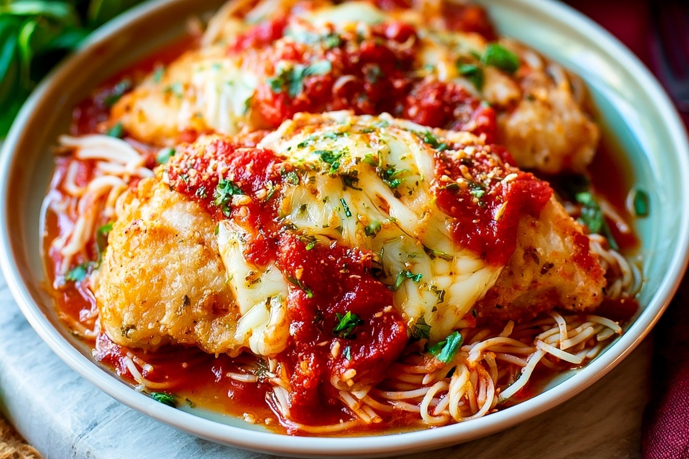 Crock Pot Chicken Parmesan
