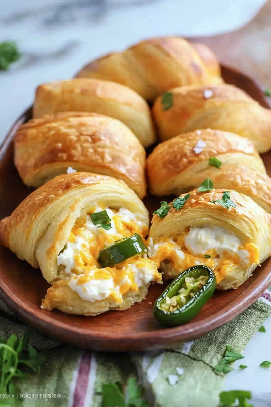 Jalapeno-Popper-Croissant-Rollen