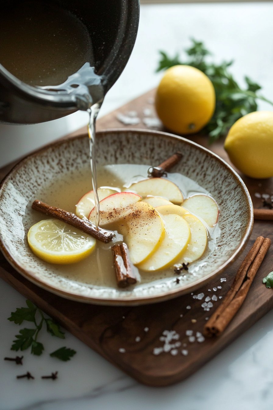 Langsame Kochplatte Apfelwein