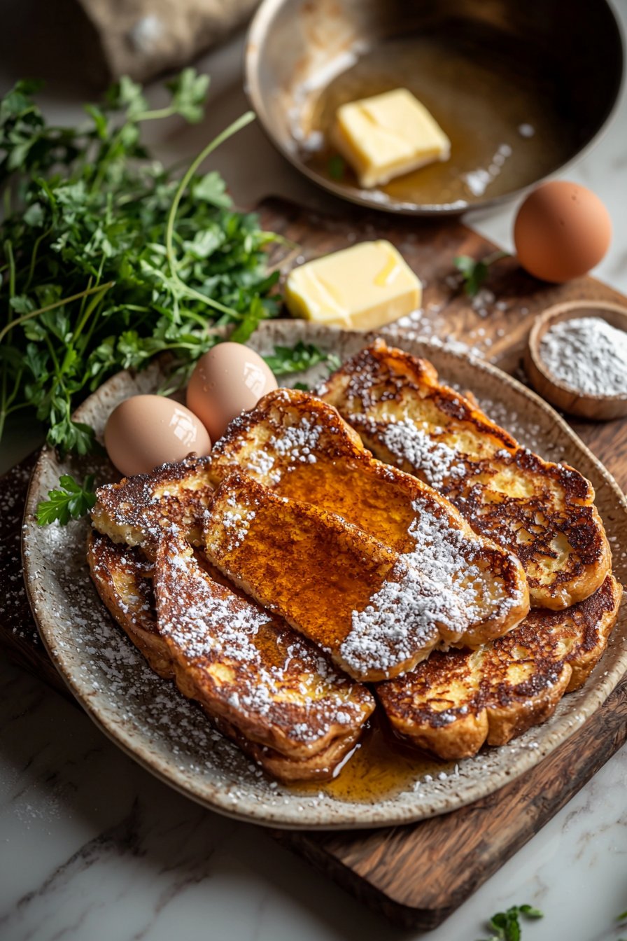 Crispy Honig-Französischer Toast