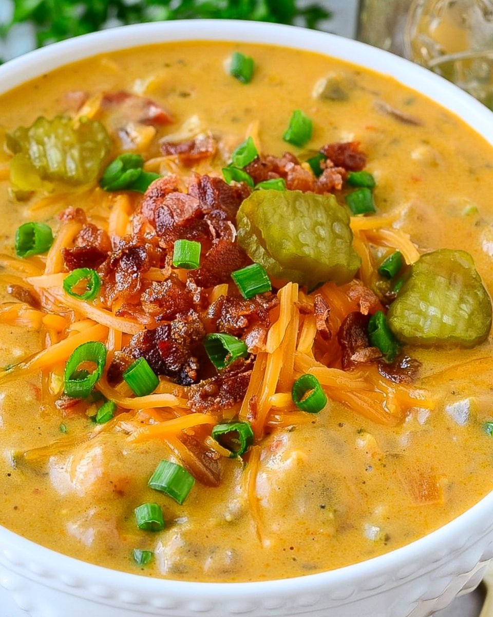Bacon Cheeseburger Soup