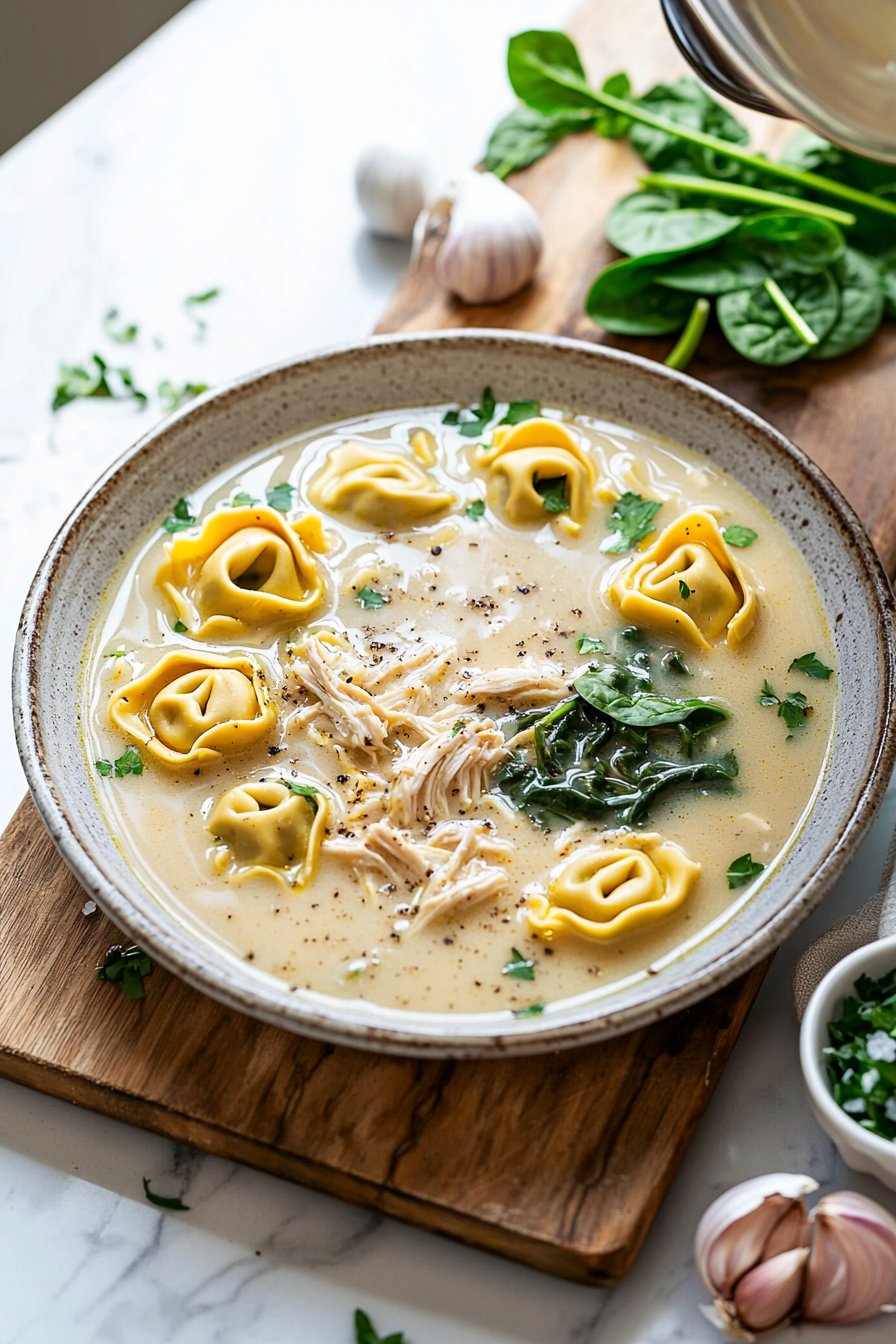 Chicken Tortellini Soup