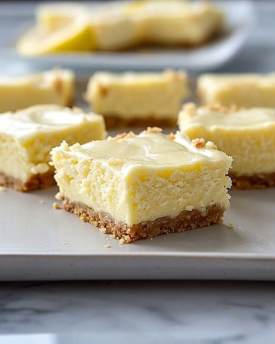 Lemon Cheesecake Protein Bars