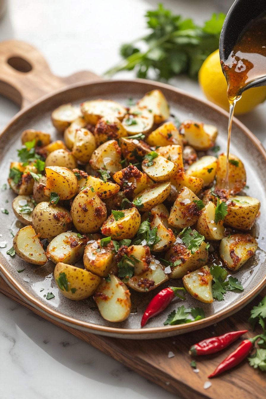 Spicy Lebanese Potatoes