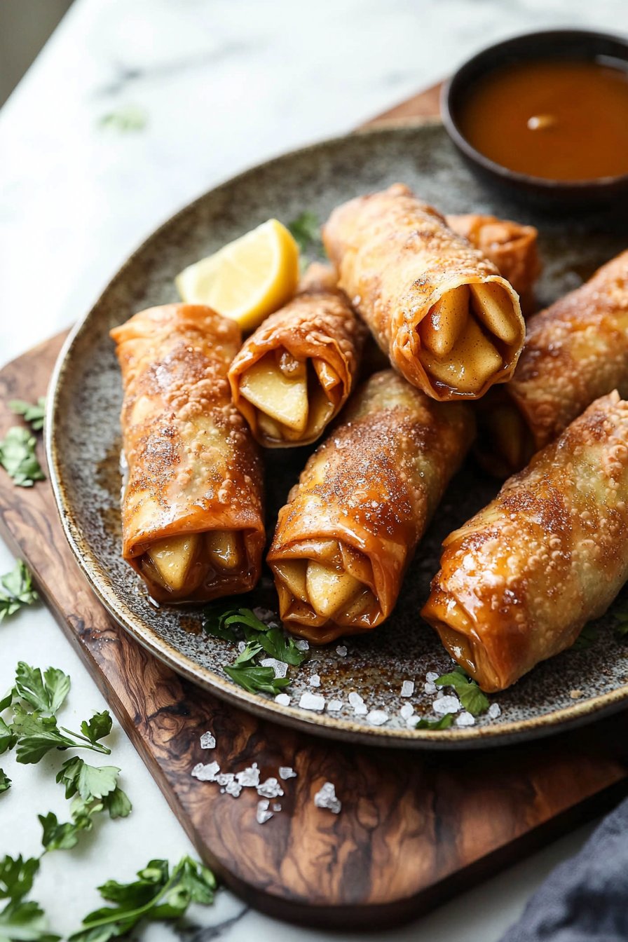 Apple Pie Egg Rolls