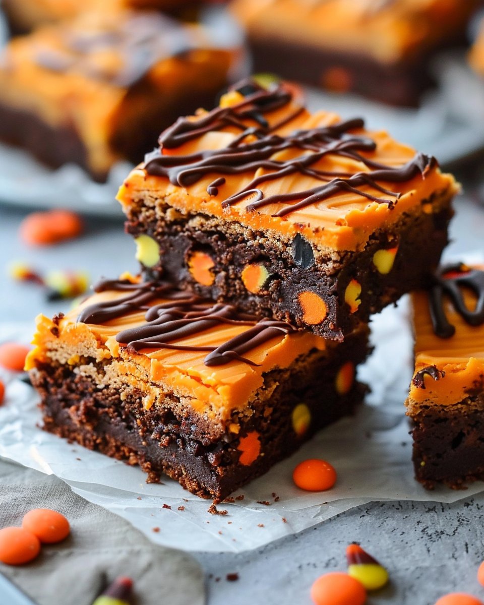 Halloween Sugar Cookie Brownies