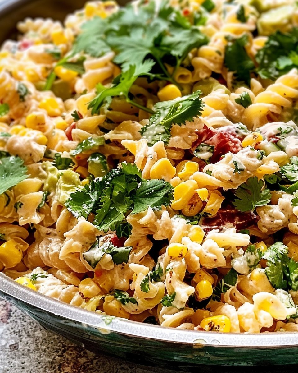 Mexican Street Corn Pasta Salad