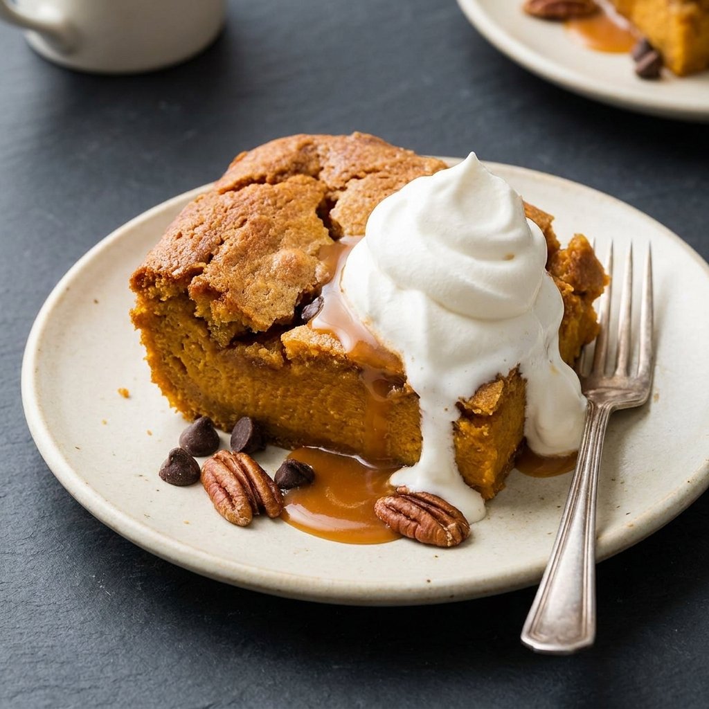 Crock Pot Pumpkin Dump Cake