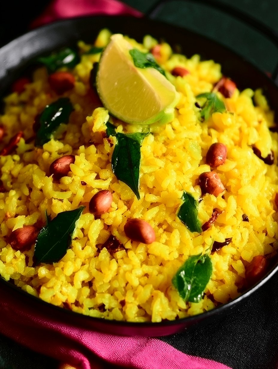 Receta de Poha (Desayuno Indio)