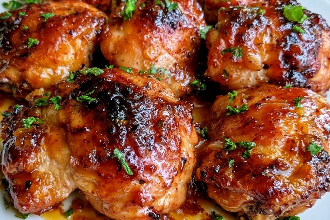 Honey Garlic Chicken Thighs