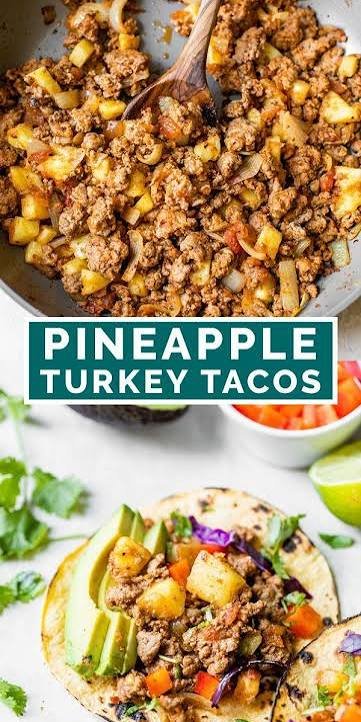Pineapple Turkey Tacos