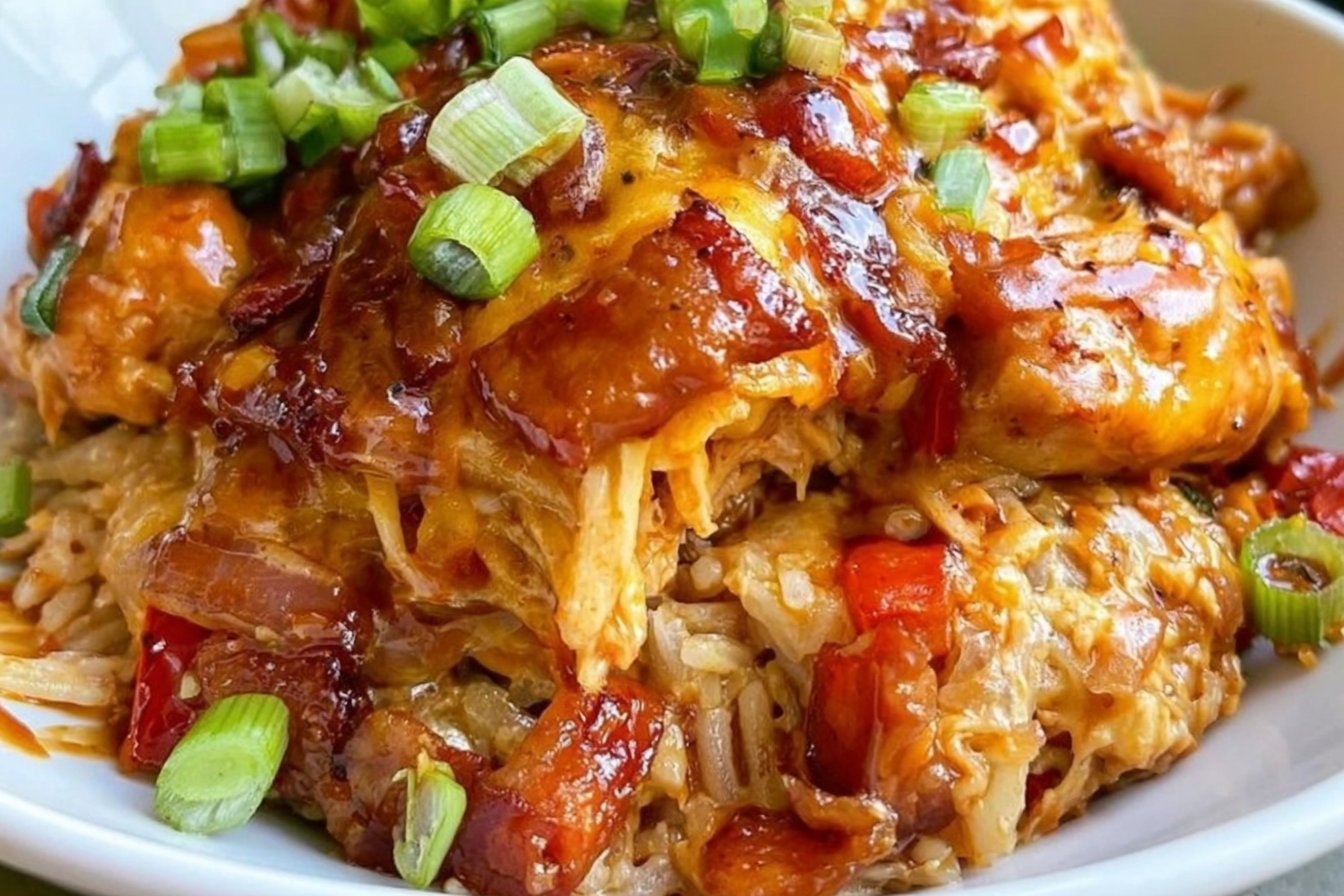 Keto BBQ Chicken Casserole Easy One Pot Weeknight Dinner