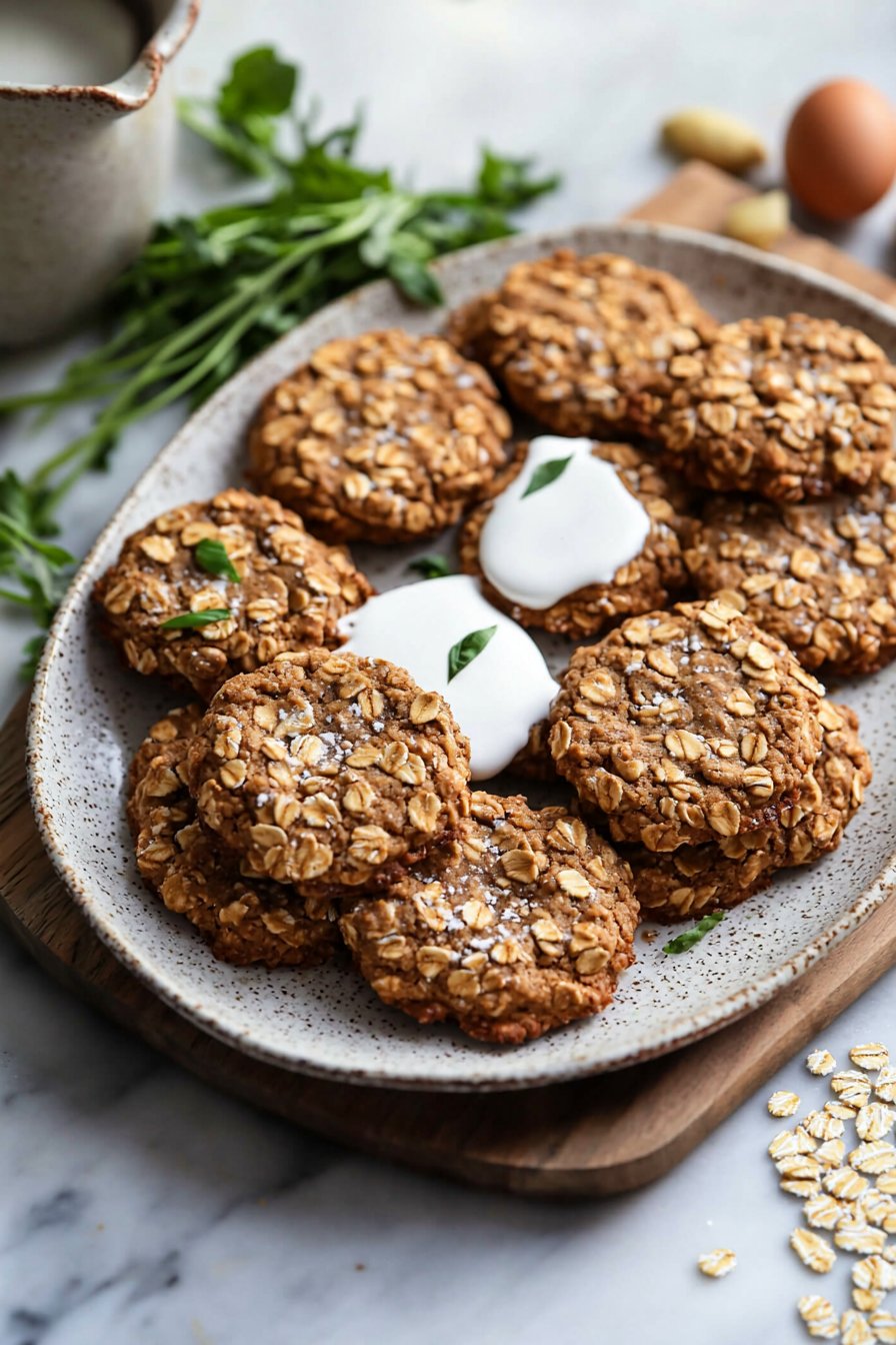 Ingwerbrot-Hafer-Cremekekse