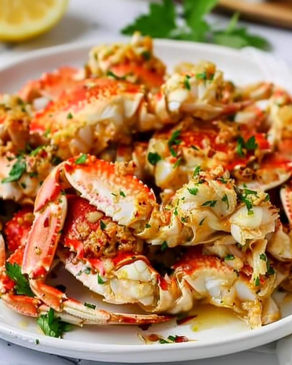 Garlic Butter Crab Meat