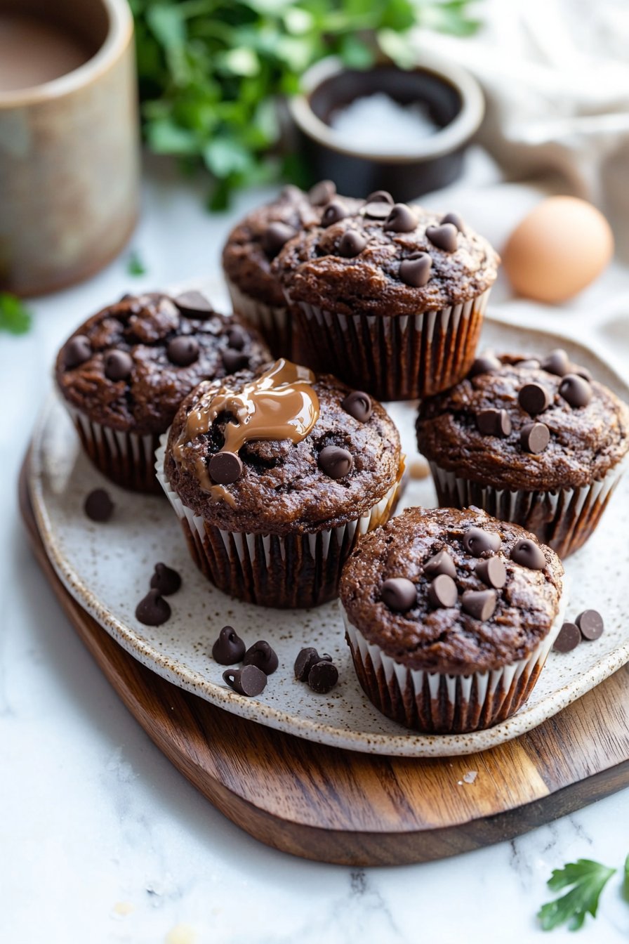 Double Chocolate Espresso Muffins