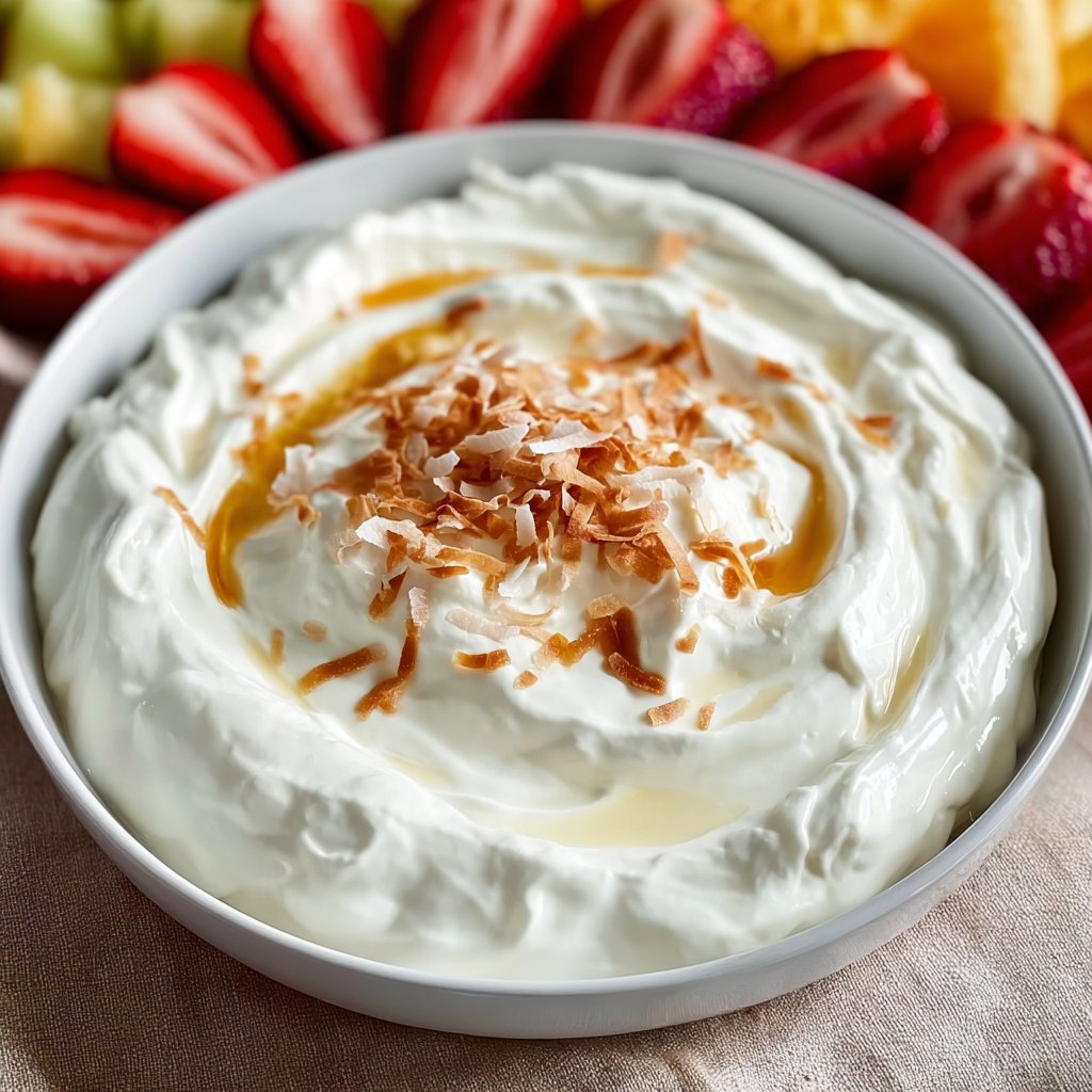 Coconut Cream Fruit Dip