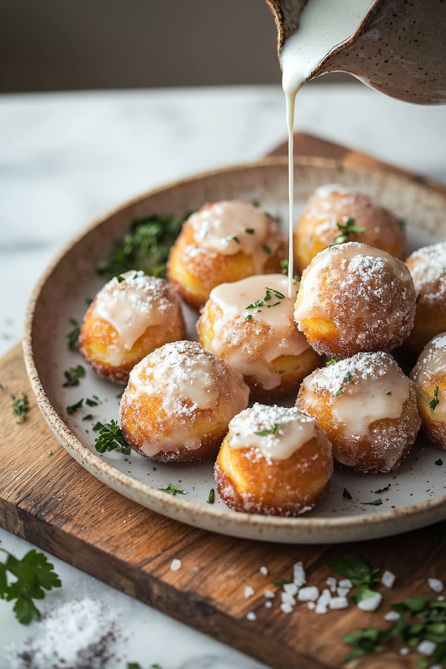 4-Ingredient Glazed Donut Holes