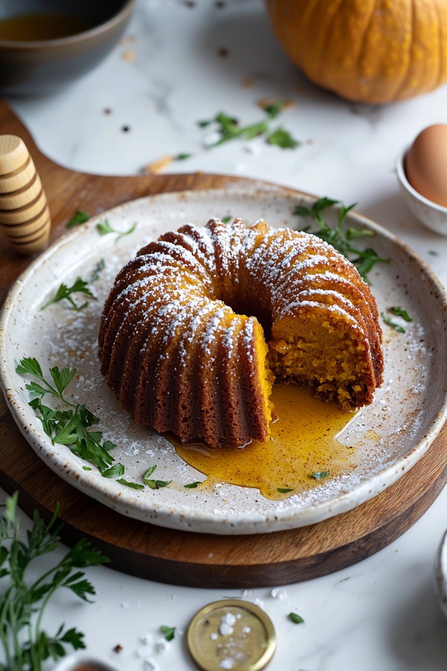 Kürbis-Honig-Schnecken-Kuchen