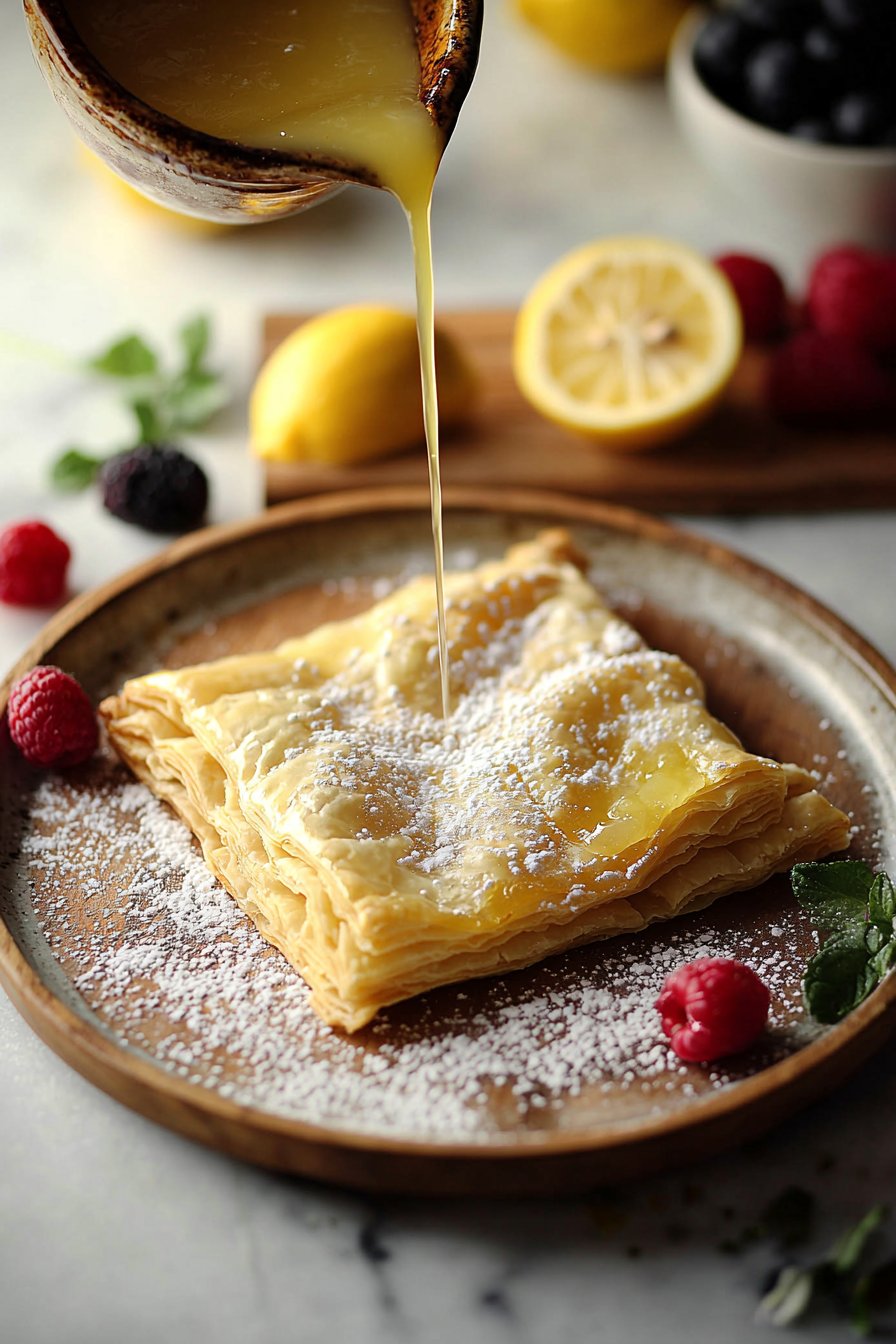 Lemon Curd Puff Pastry