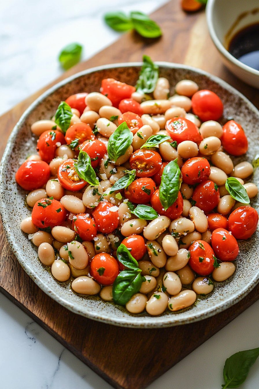 Tomato & Basil White Beans