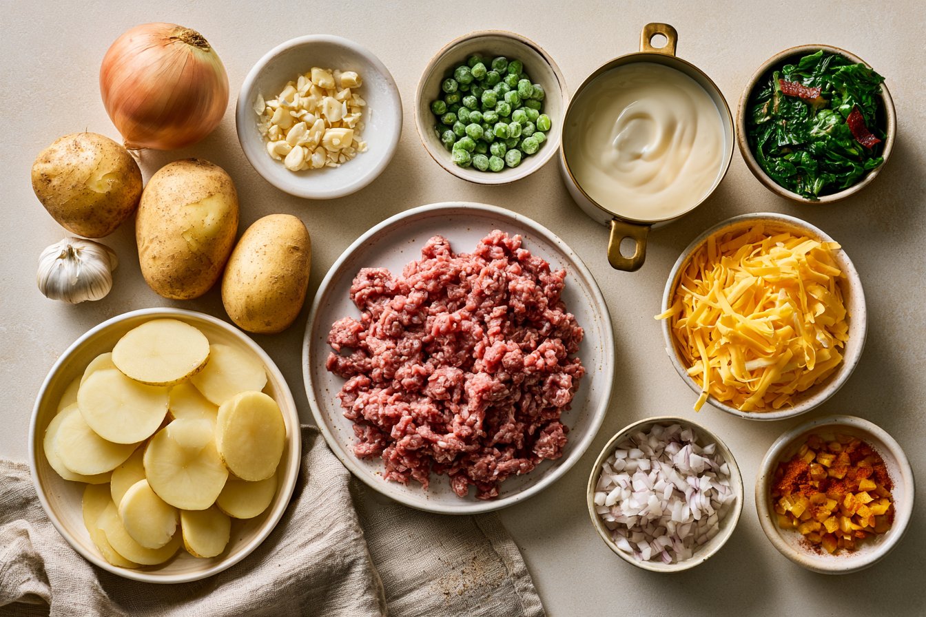 Hamburger Potato Casserole