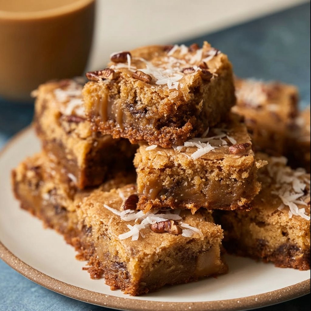 Maple Pecan Blondies