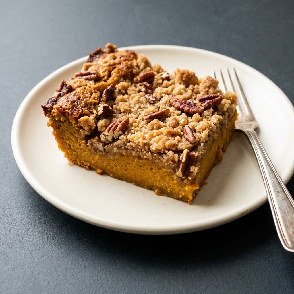 Easy Pumpkin Pie Dump Cake with Spice Cake Delights