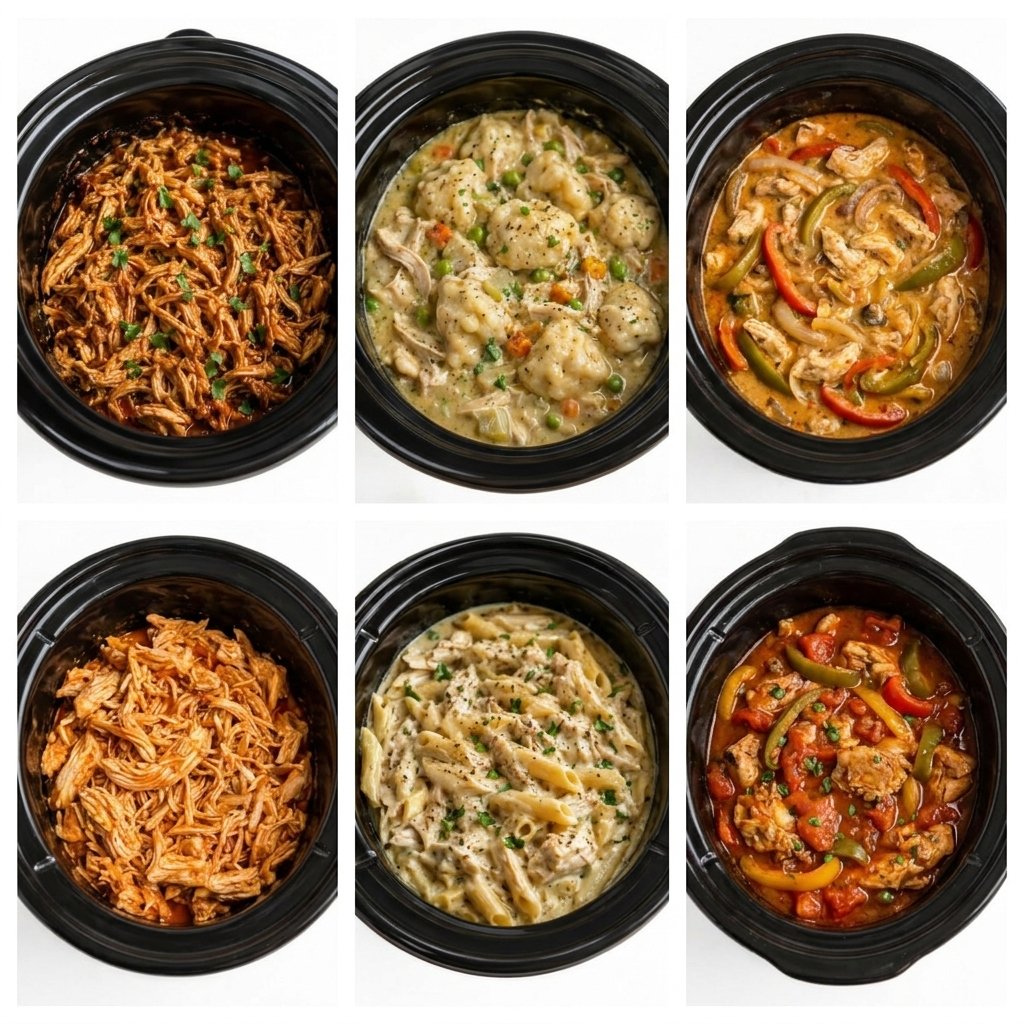 30 Back to School Crockpot Chicken Recipes for Dinners 2 Delicious Crockpot Meal Prep Chicken for Easy Weeknight Dinners