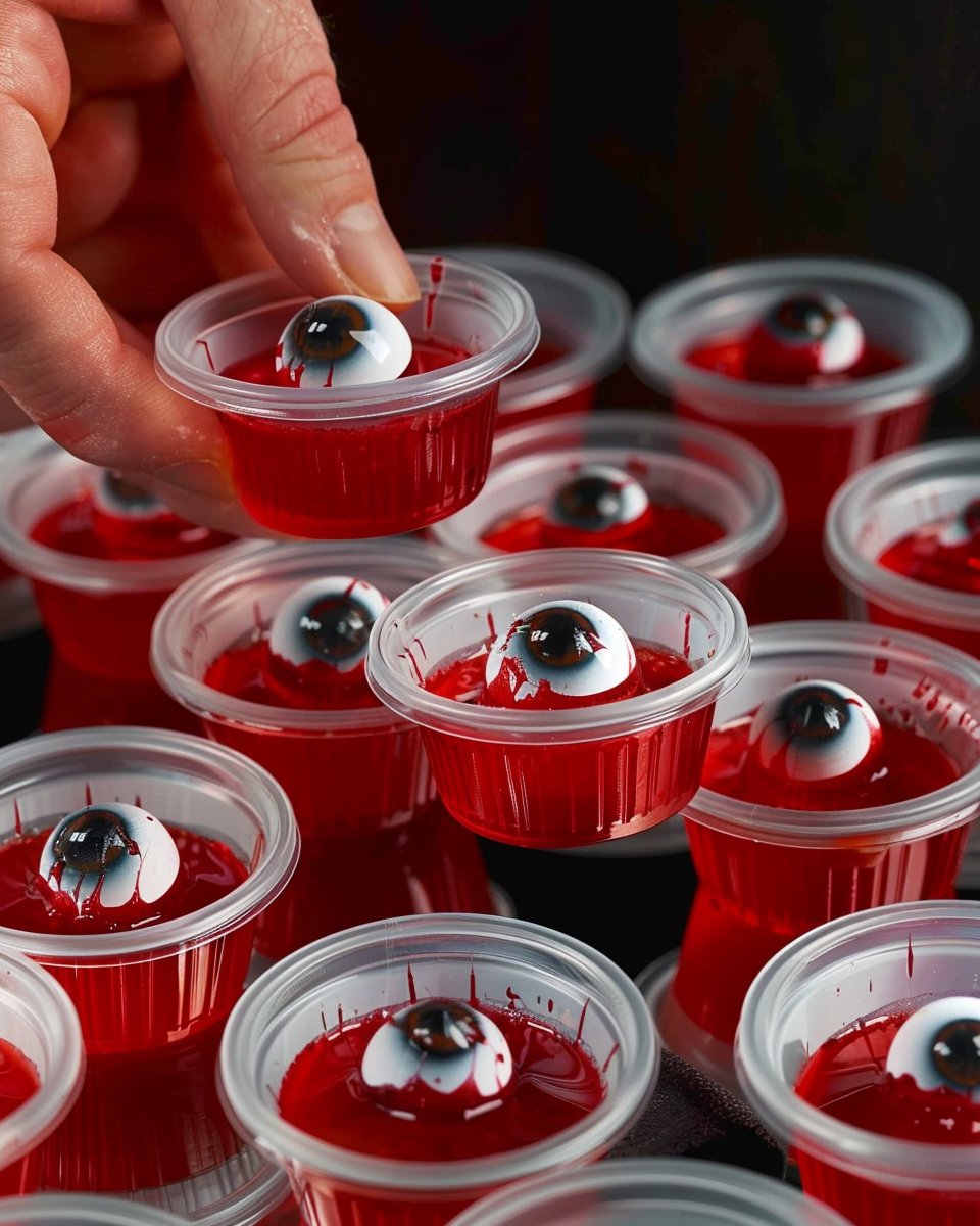 Creepy Eyeball Jello Shots