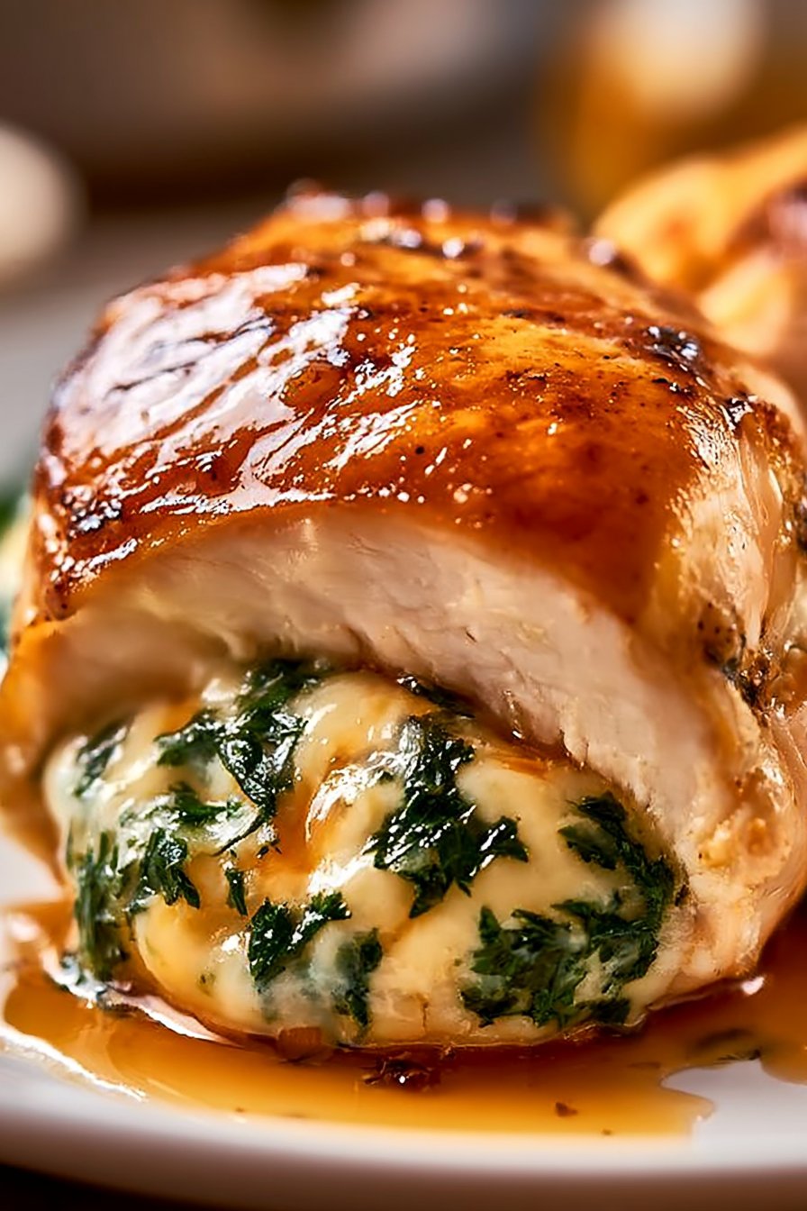 Ruth's Chris Stuffed Chicken Copycat