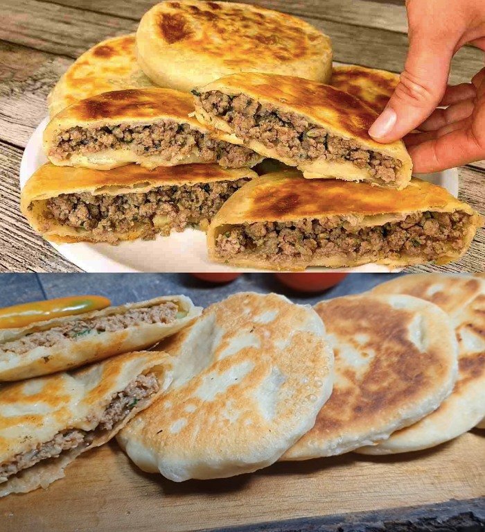 Fladen gefüllt mit Hackfleisch zum Sattessen! – Geschmackvoll
