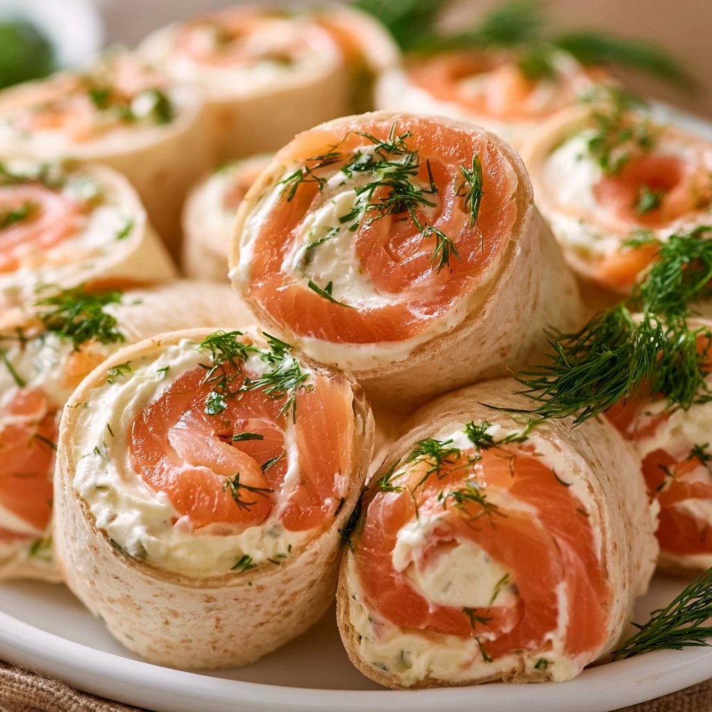 Frischkäse-Lachs-Röllchen – perfekt für den Osterbrunch