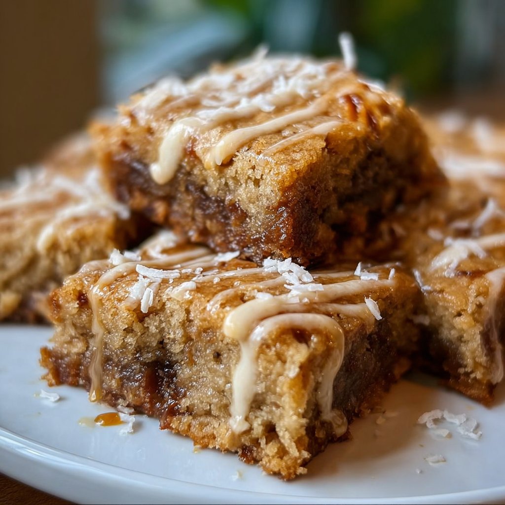 Maple Pecan Blondies
