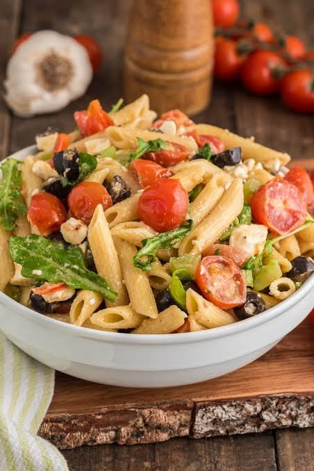 Italian Pasta Salad with Olives