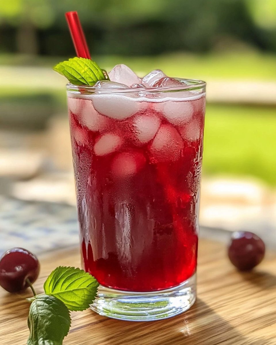 Cherry Hibiscus Refresher