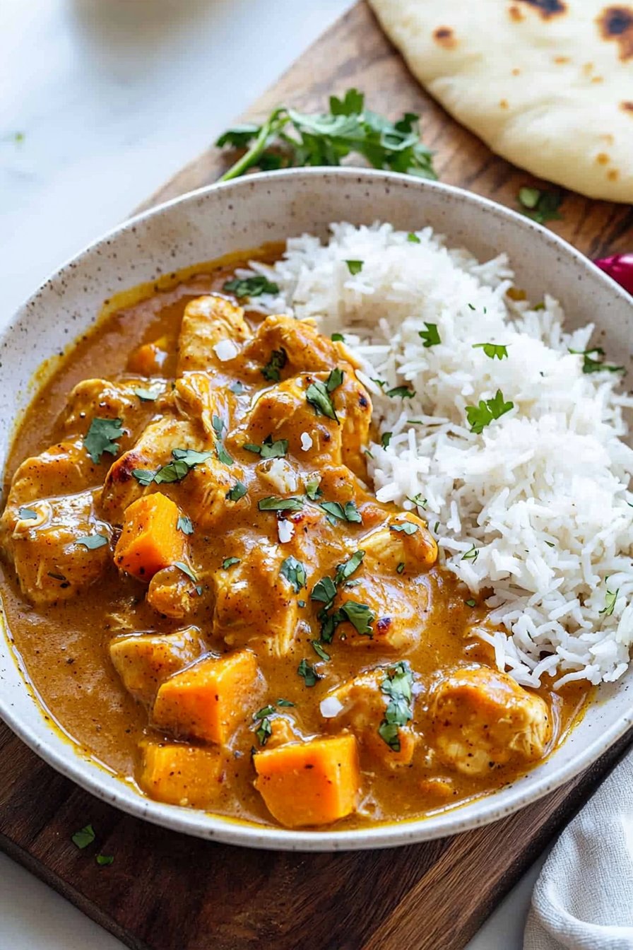 Easy Pumpkin Chicken Curry