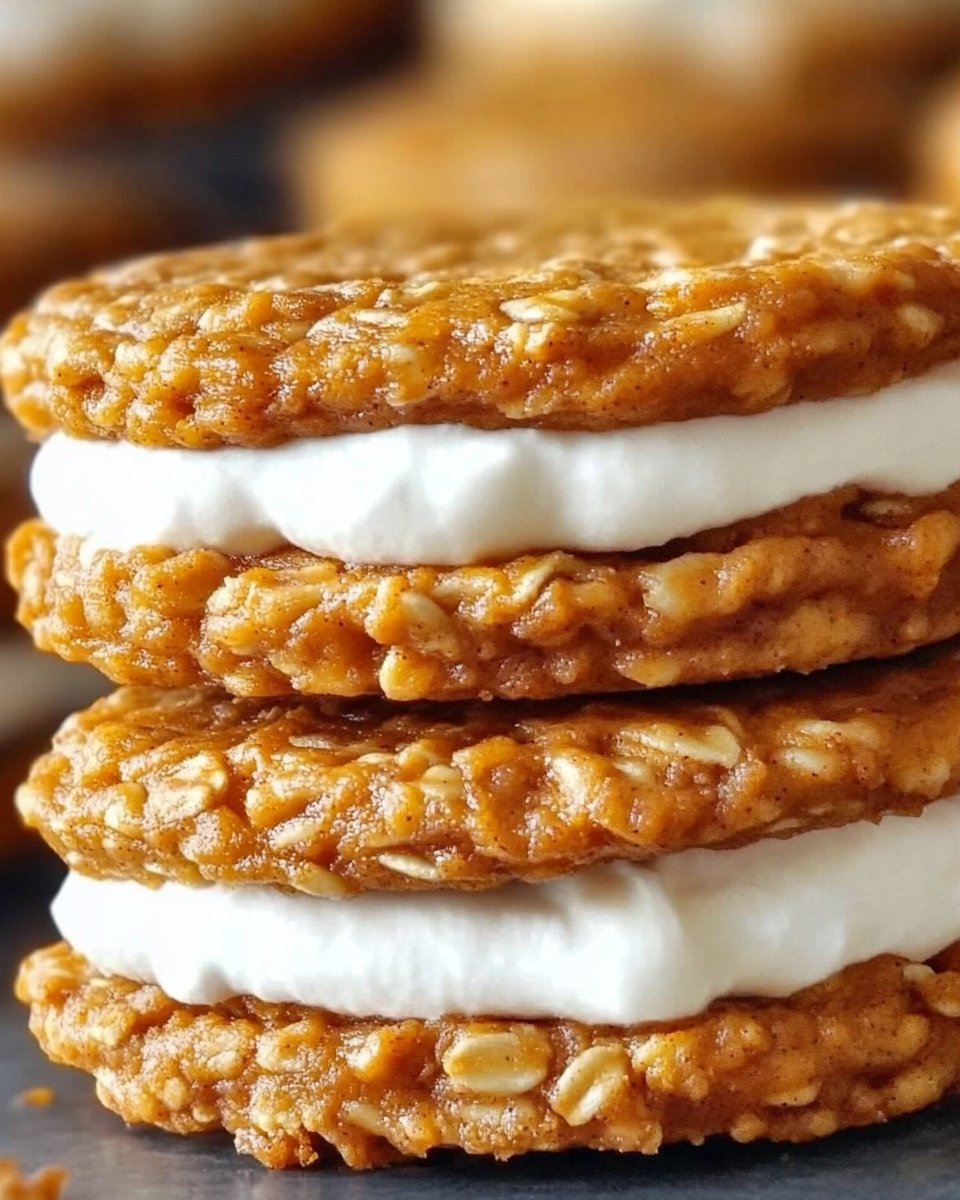 Pumpkin Oatmeal Cream Pies
