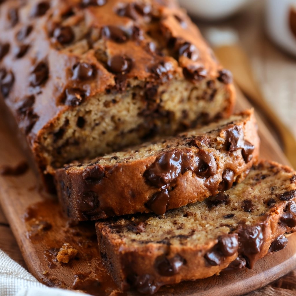 Banana Bread with Chocolate Chips