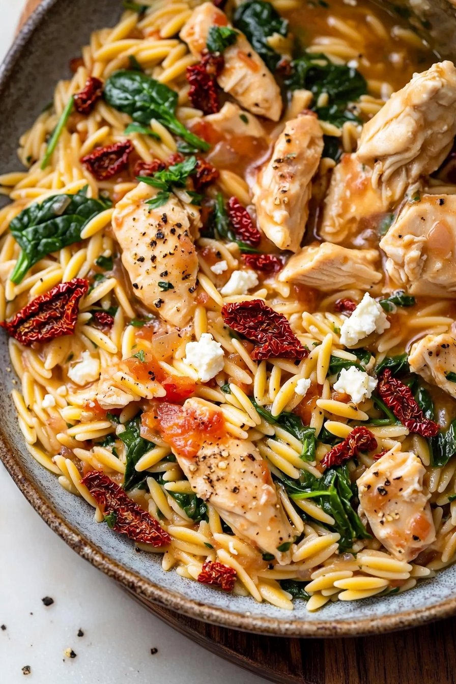 Sun-Dried Tomato Chicken Orzo