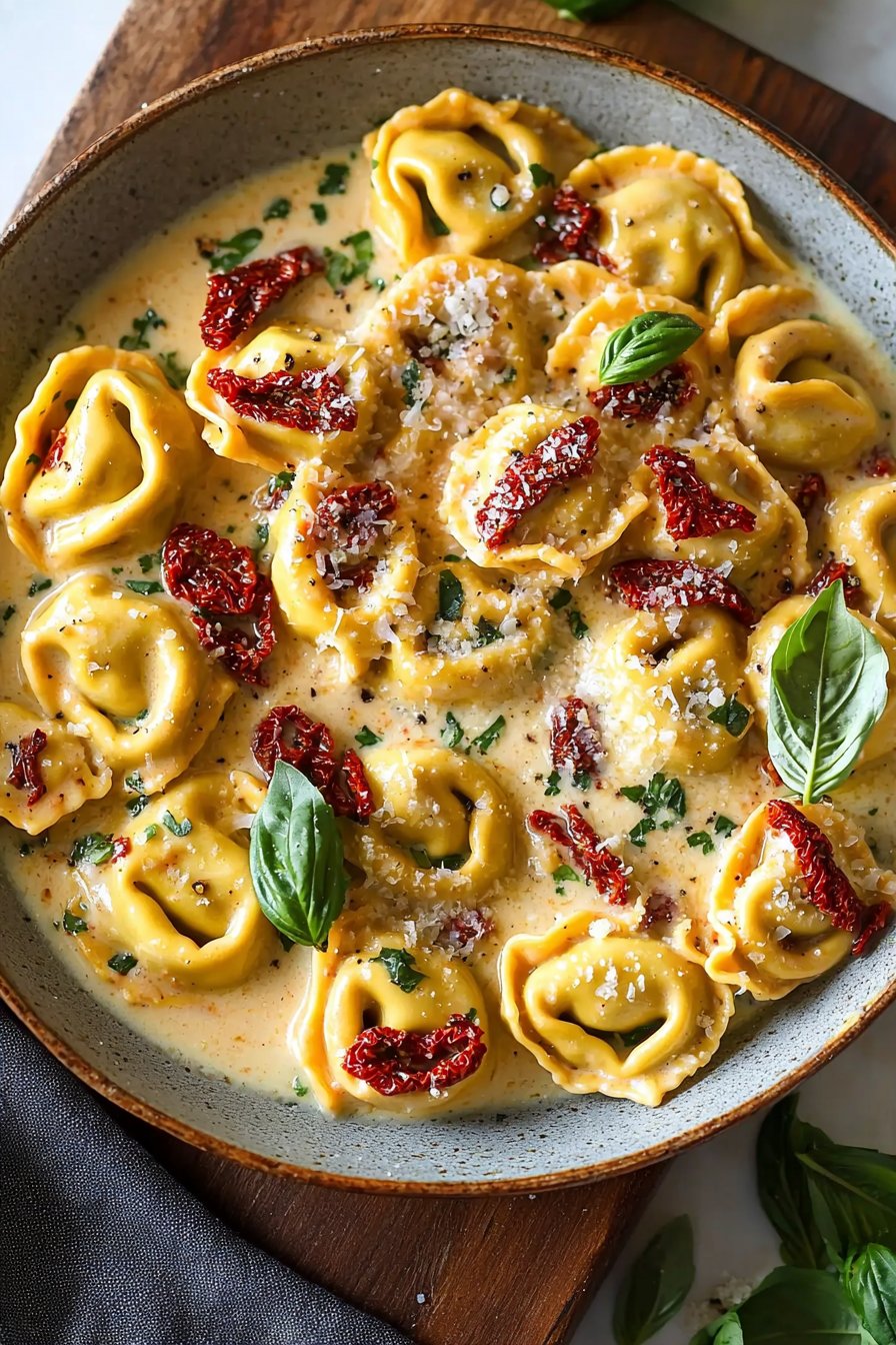 Marry Me Tortellini with Sun-Dried Tomato Cream Sauce