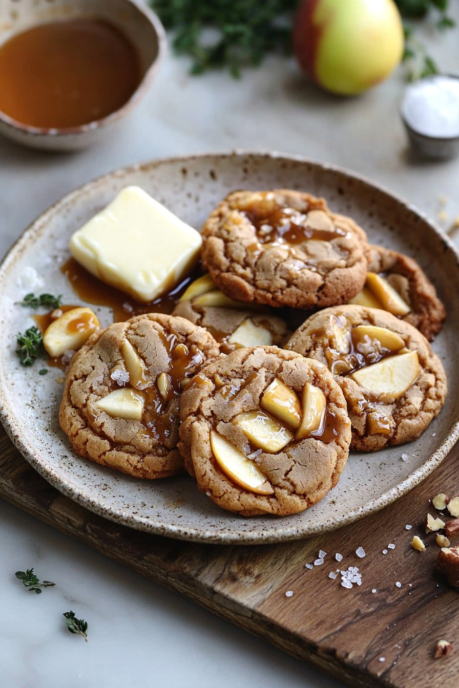 Yummy Caramel Apple Cinnamon Cookies
