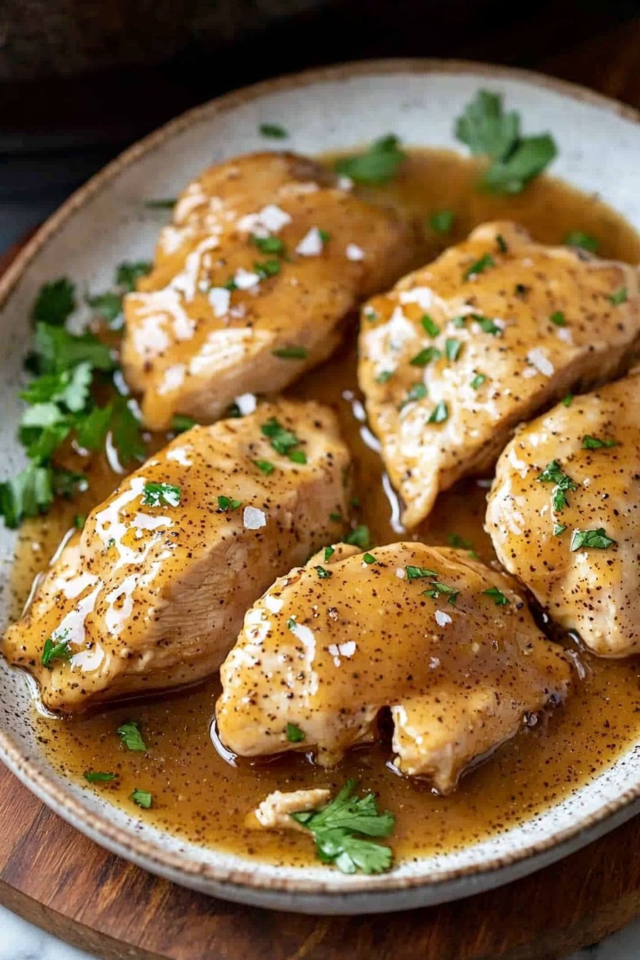 Slow Cooker Honey Mustard Chicken