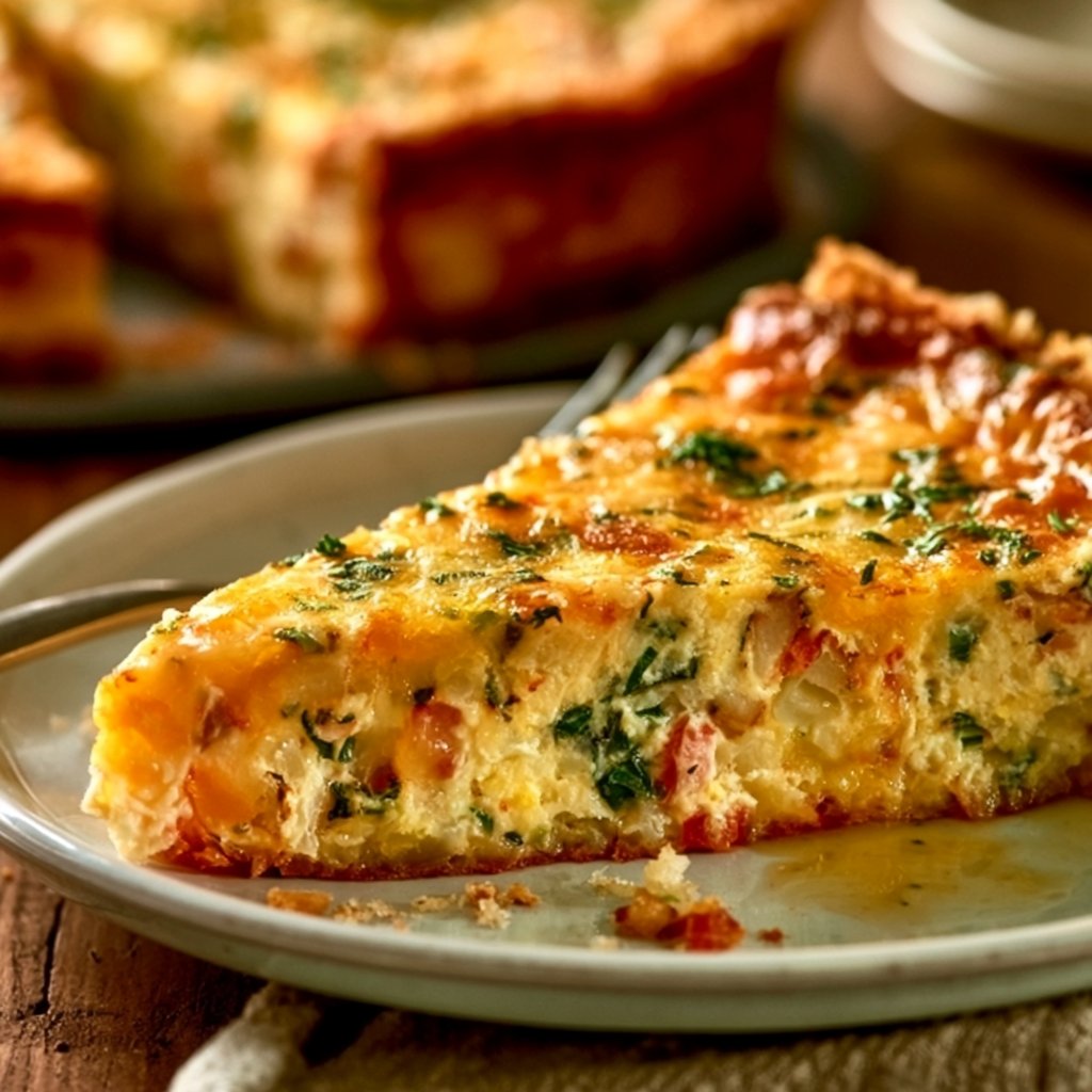 Potato Crust Quiche